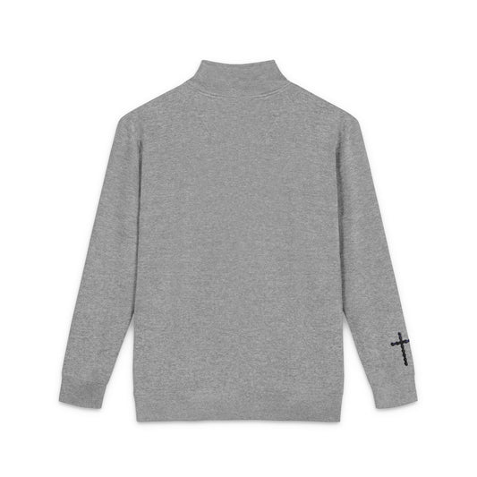 Basic Lifted Worldwide Embroidered 1/4 Zip