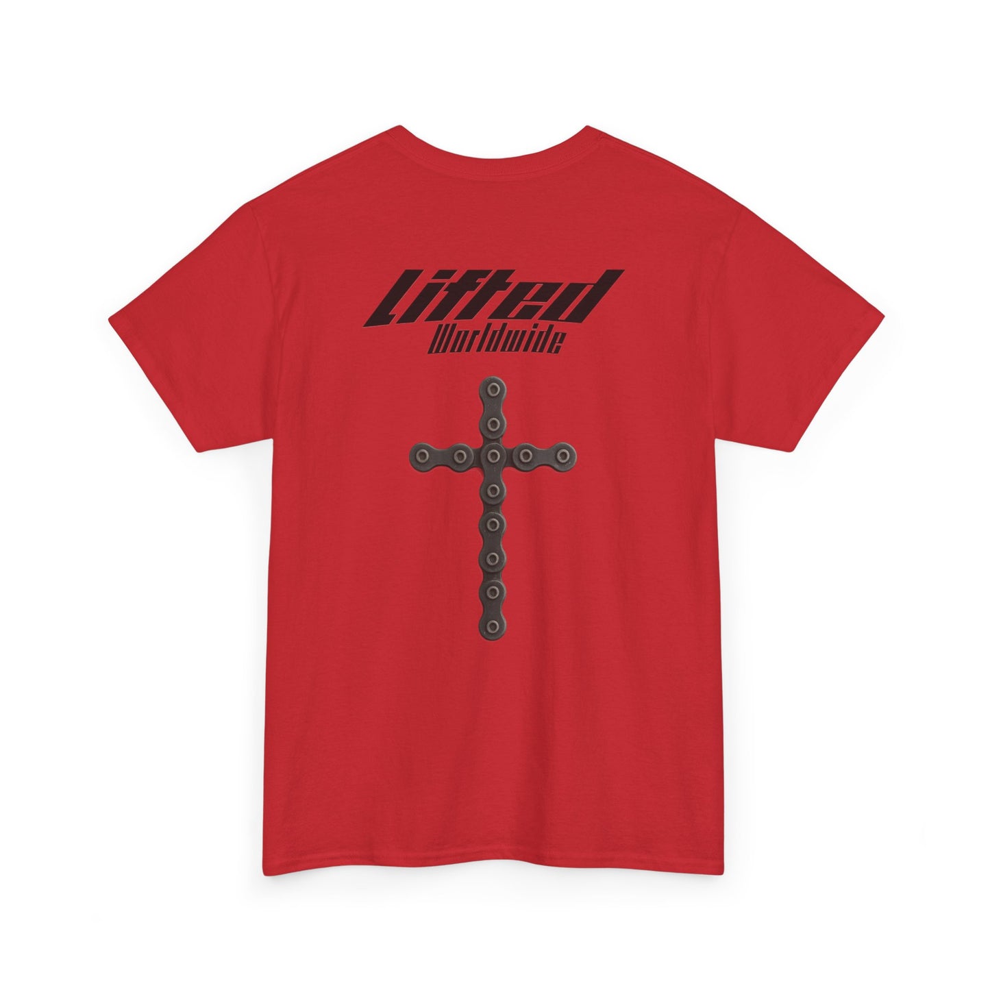 Lifted Worldwide Tee — Chain Cross Back