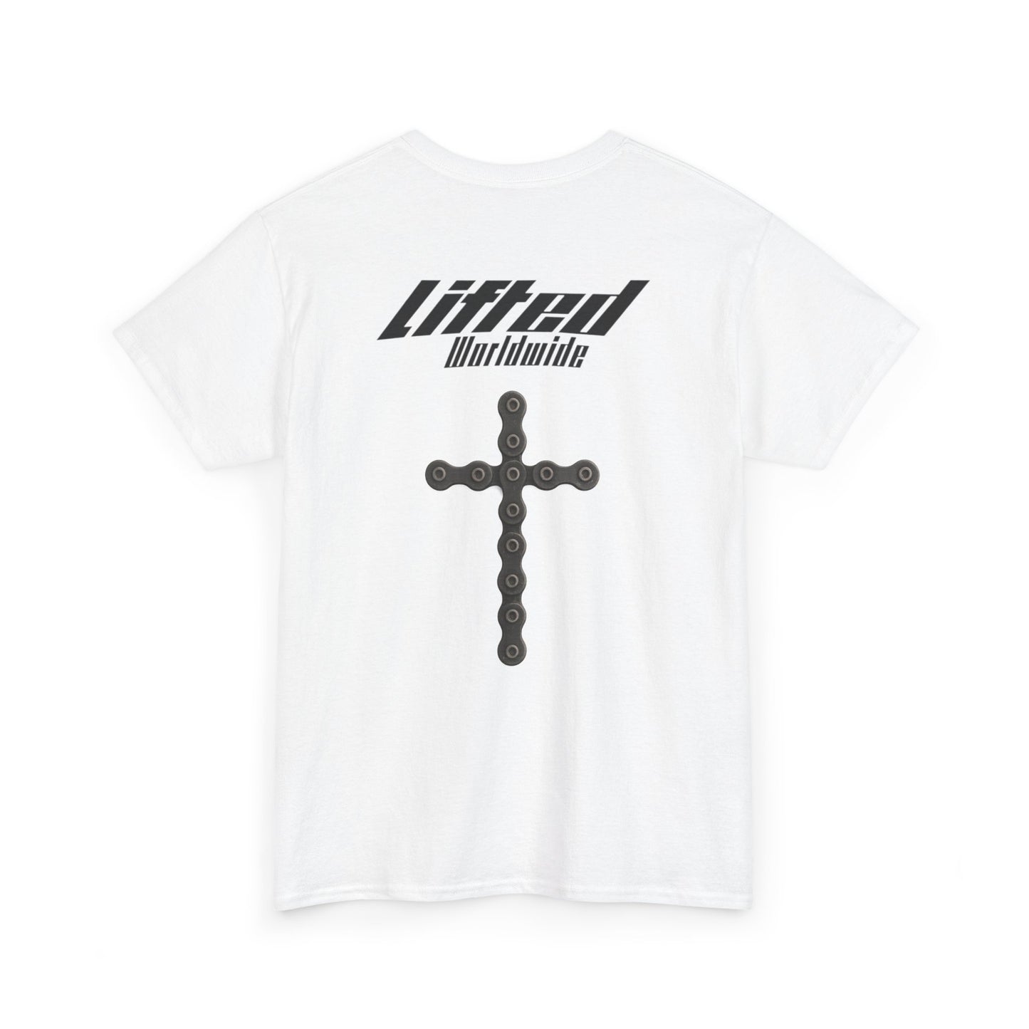 Lifted Worldwide Tee — Chain Cross Back