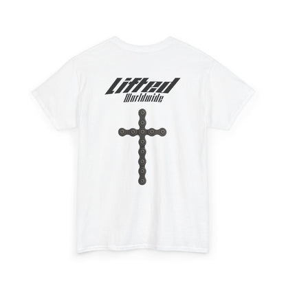 Lifted Worldwide Tee — Chain Cross Back
