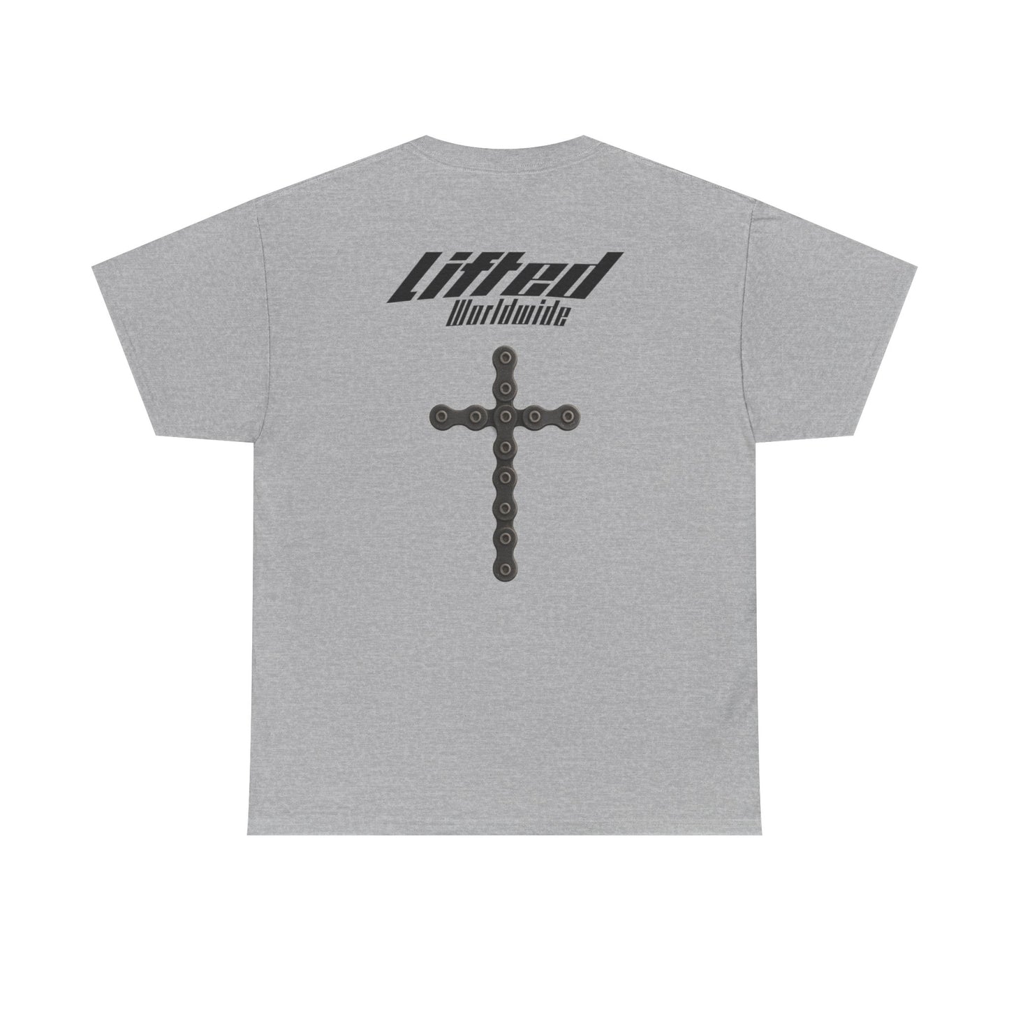 Lifted Worldwide Tee — Chain Cross Back