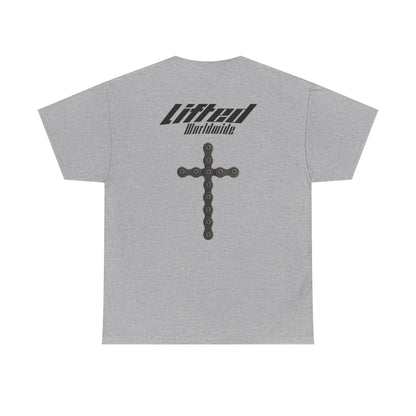 Lifted Worldwide Tee — Chain Cross Back