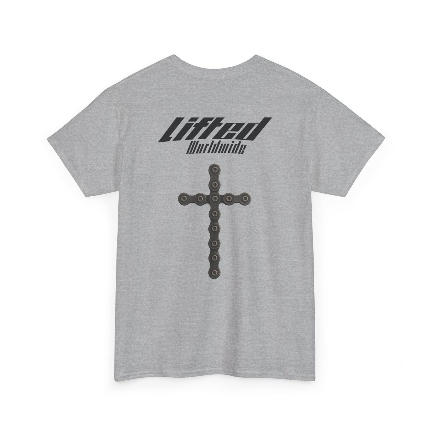 Lifted Worldwide Tee — Chain Cross Back