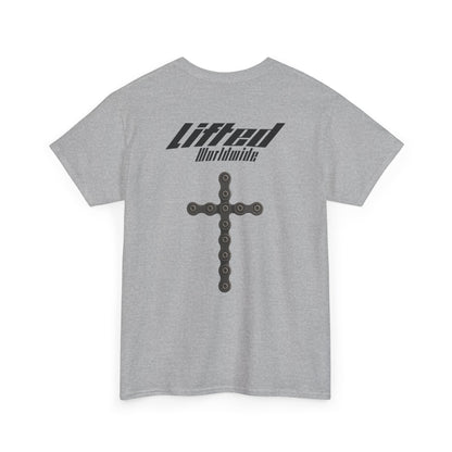 Lifted Worldwide Tee — Chain Cross Back