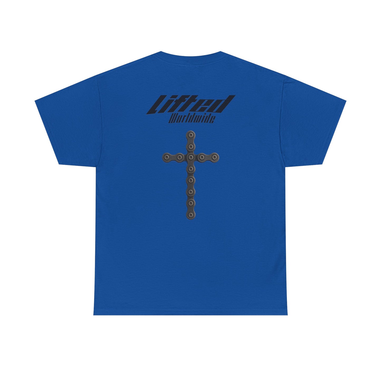 Lifted Worldwide Tee — Chain Cross Back