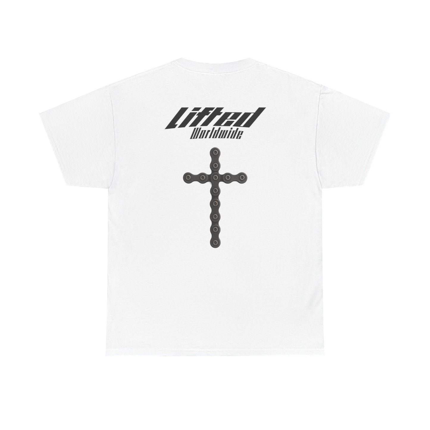 Lifted Worldwide Tee — Chain Cross Back