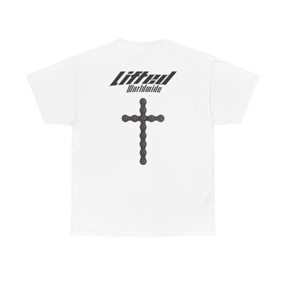 Lifted Worldwide Tee — Chain Cross Back