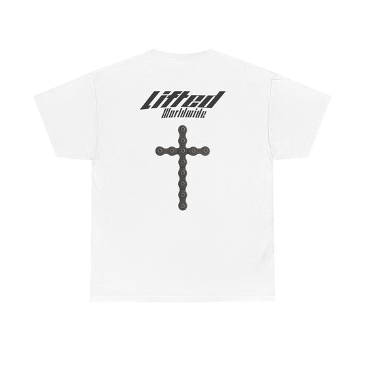 Lifted Worldwide Tee — Chain Cross Back