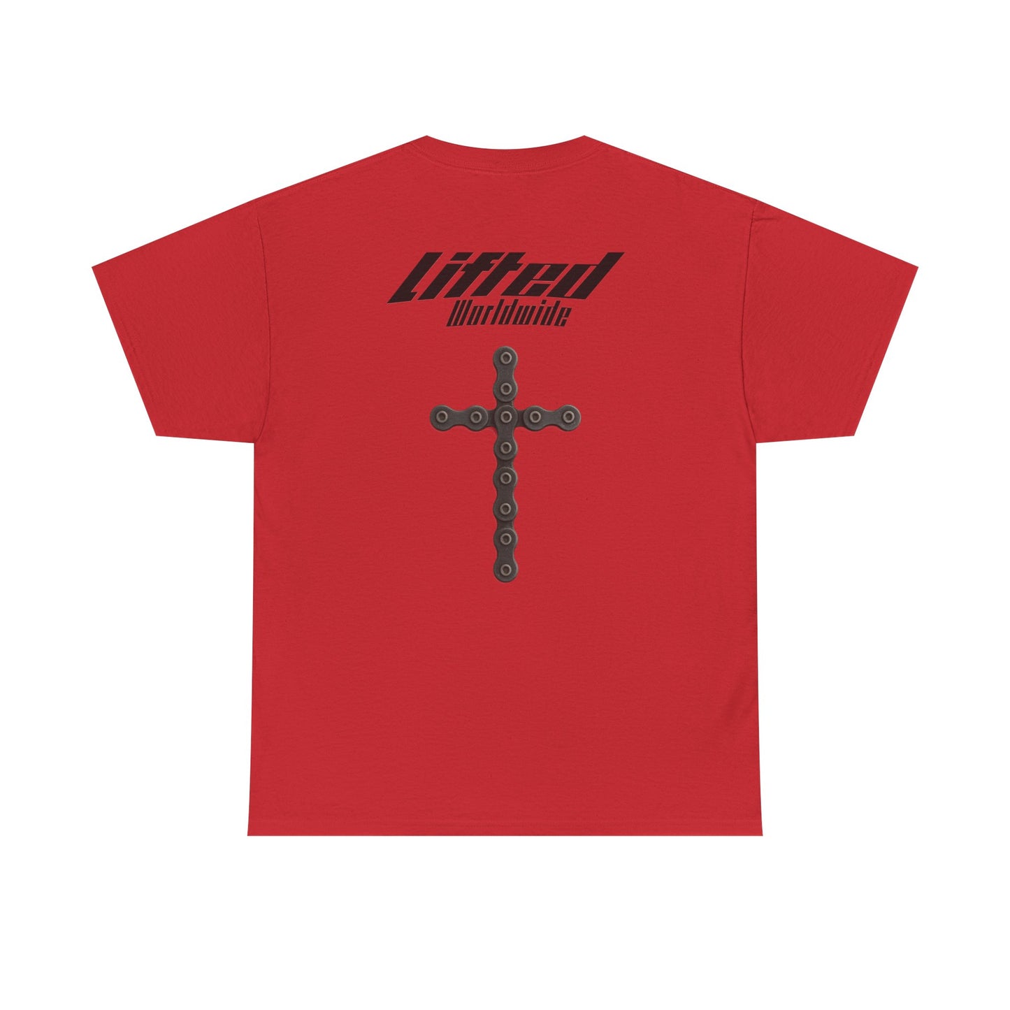 Lifted Worldwide Tee — Chain Cross Back